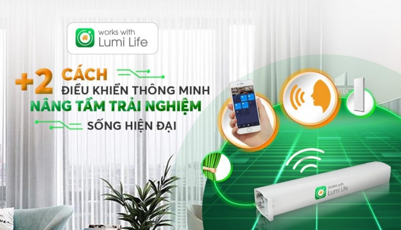 Tích hợp rèm thông minh Works With Lumi Life, nhà thông minh Lumi khẳng định năng lực IOT tại Việt Nam
