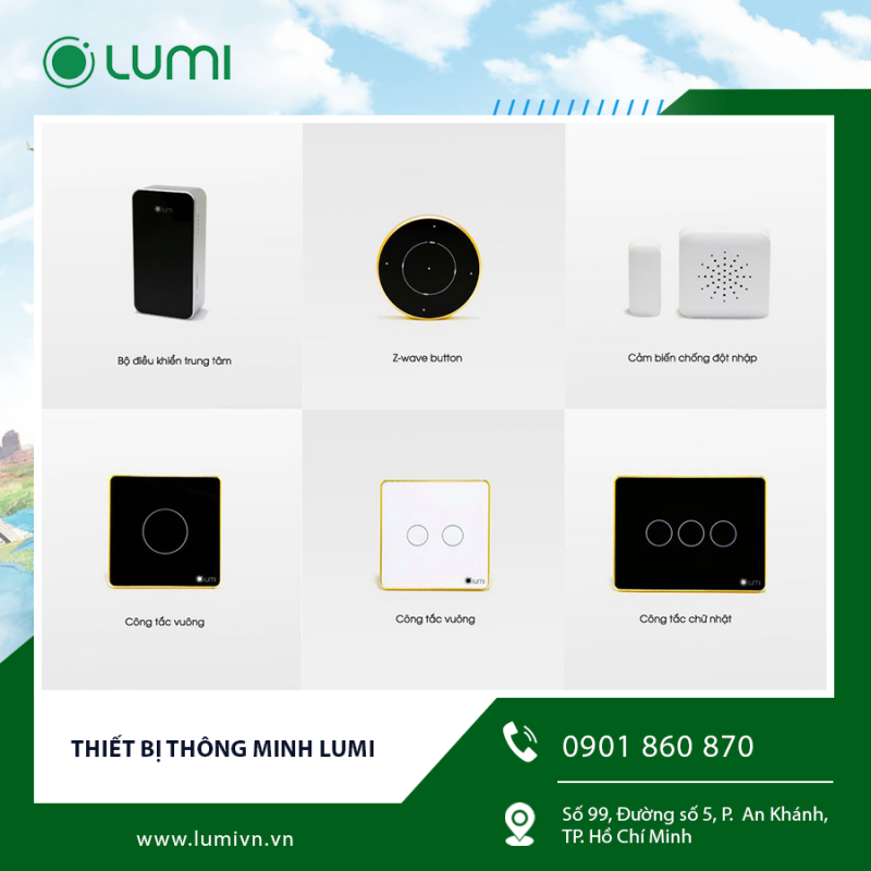 Thiết bị thông minh Lumi – Lựa chọn hàng đầu cho ngôi nhà hiện đại