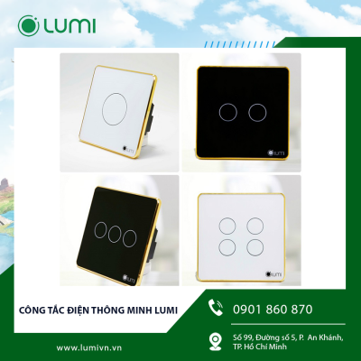 Công tắc điện thông minh Lumi – Thiết bị điều khiển hiện đại cho ngôi nhà tiện nghi